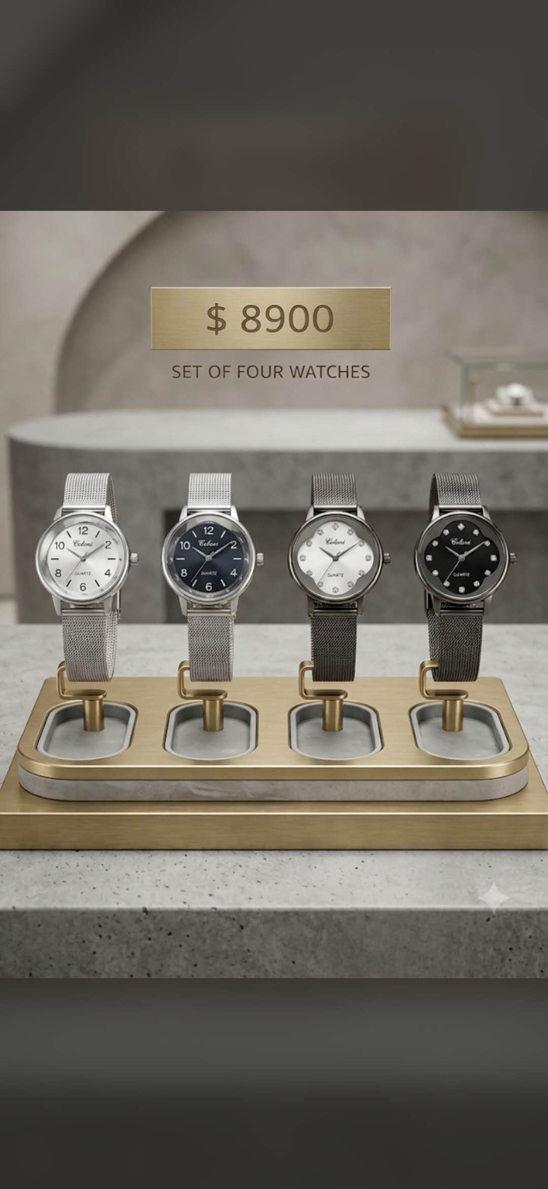 Women's four-watch set.